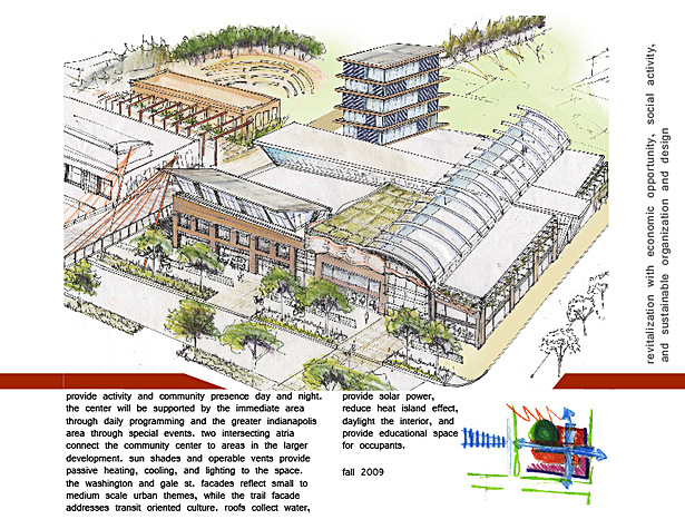 East Indianapolis Corridor Re-development: Community Center