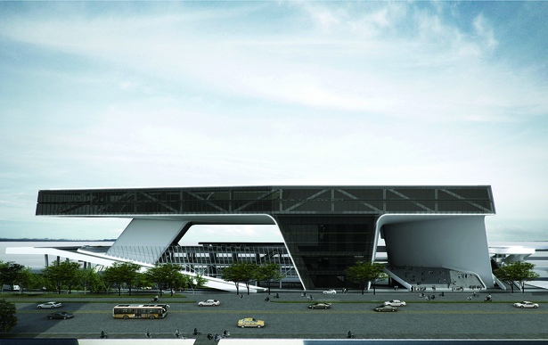 (JET+CXT+Archasia) Kaoshiung Port Services Centre View From City