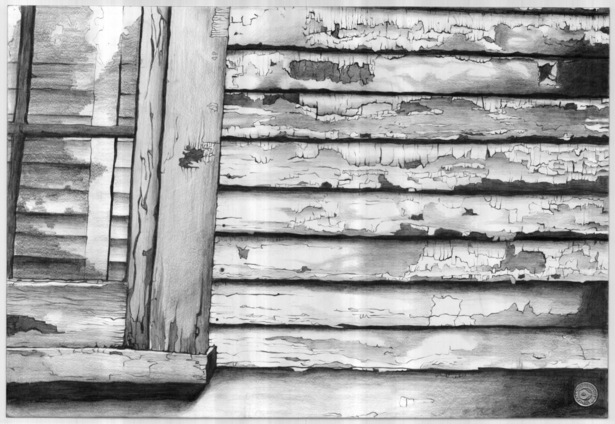house study, pencil