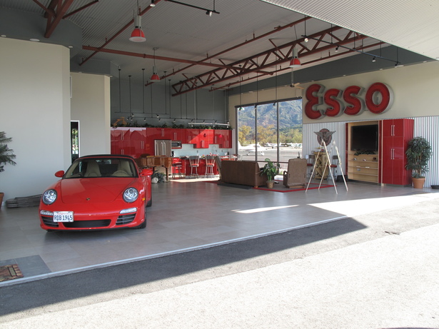 Opened Bi-fold Door
