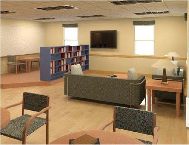 Revit: Broward General Hospice (Ft. Lauderdale, Fl.): Family room