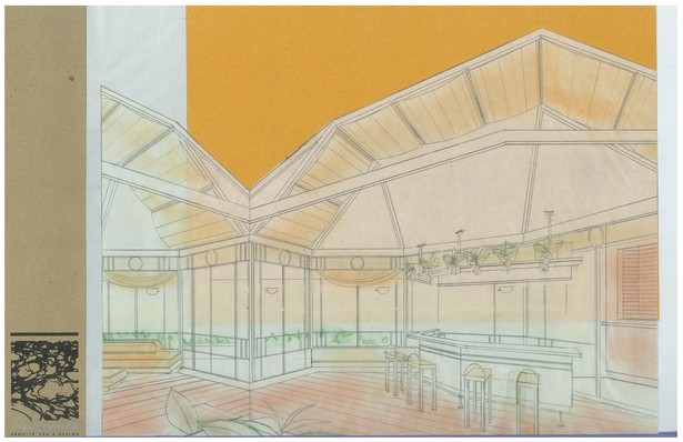 Club House | Interior Hand-Sketch