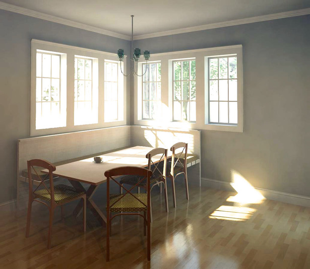 Kitchen Nook Rendering