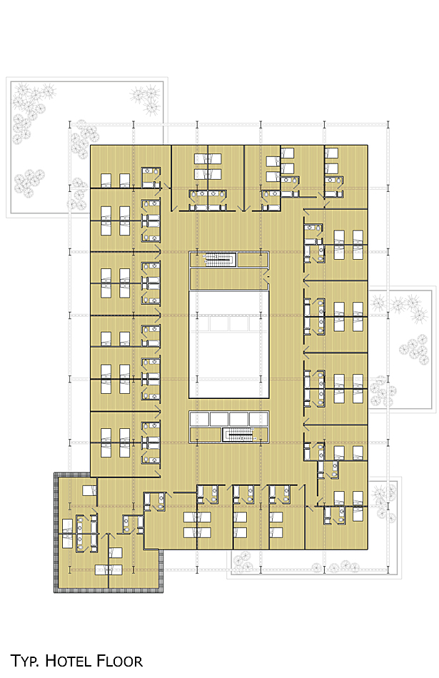 Typical hotel level