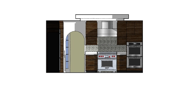 Proposed Kitchen South Elevation