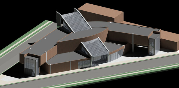 Birds eye view of Library