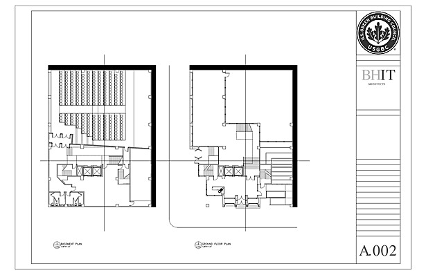 Basement and Ground Floor Plans
