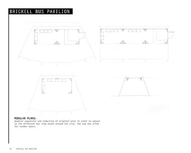 modular plan: graphite on vellum