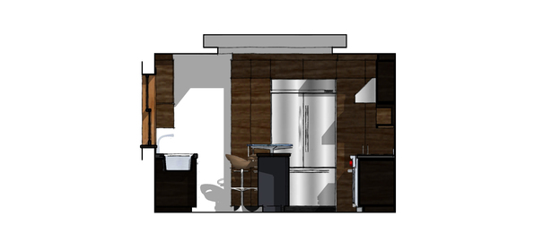 Proposed Kitchen East Elevation