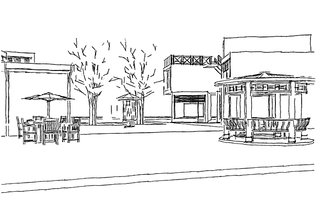 View of public square