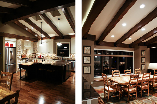 Karr Residence. Interior. Kitchen / Dining Area.