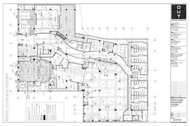 First Floor Reflected Ceiling Plan- My sample drafting