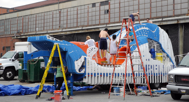 PURIFLUME under construction. 
