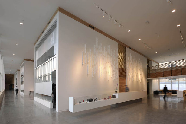 The reception lobby.