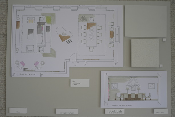 floor plan of living room