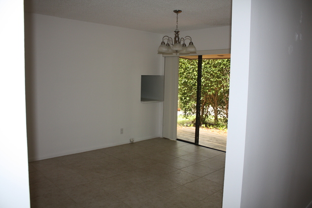 Dining room before