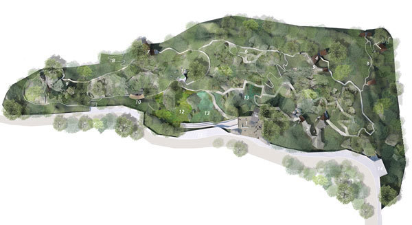 Siteplan of the proposed Butterfly Reserve