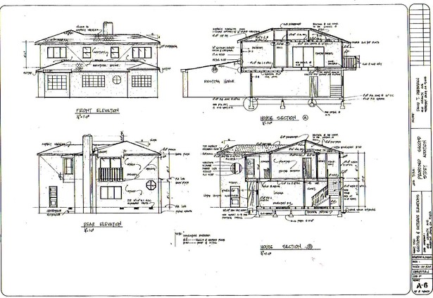 Building Section, Sherman Oaks, CA. Built