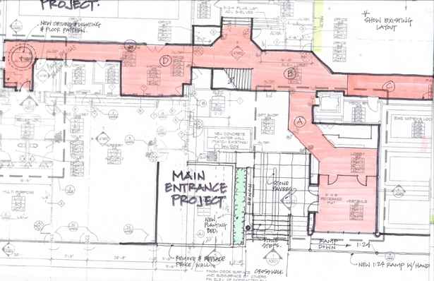 Entry design sketch