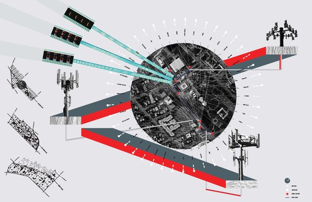 Invisible Networks:Parking, Signals and Cinema LACMA, Los Angeles, CA