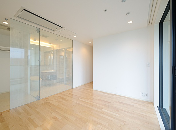 open bathroom