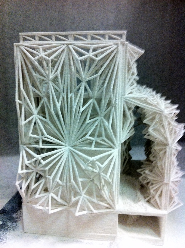 Section Cutaway model of Transformed Reactor (Zcorp 3d Print)03