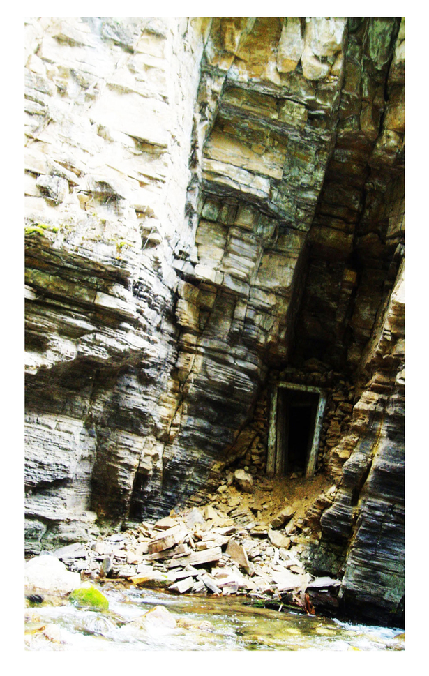 mine shaft, Main Elk Creek canyon, New Castle COLORADO