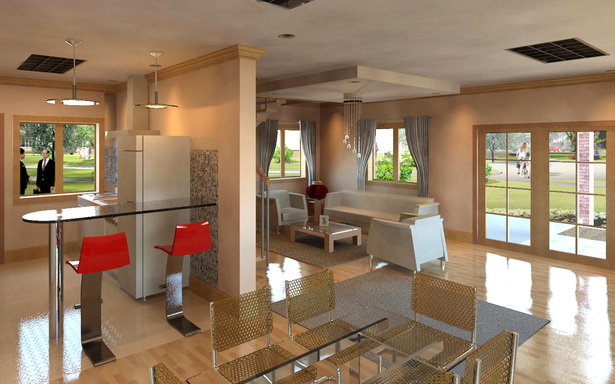 Modeled and rendered in REVIT 2012