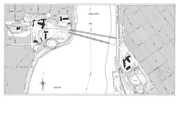 My Proposed Site Plan (ink drawing + Photoshop)