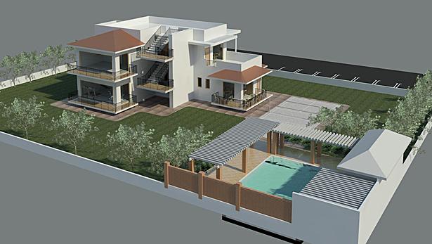 Club House , Birds Eye View