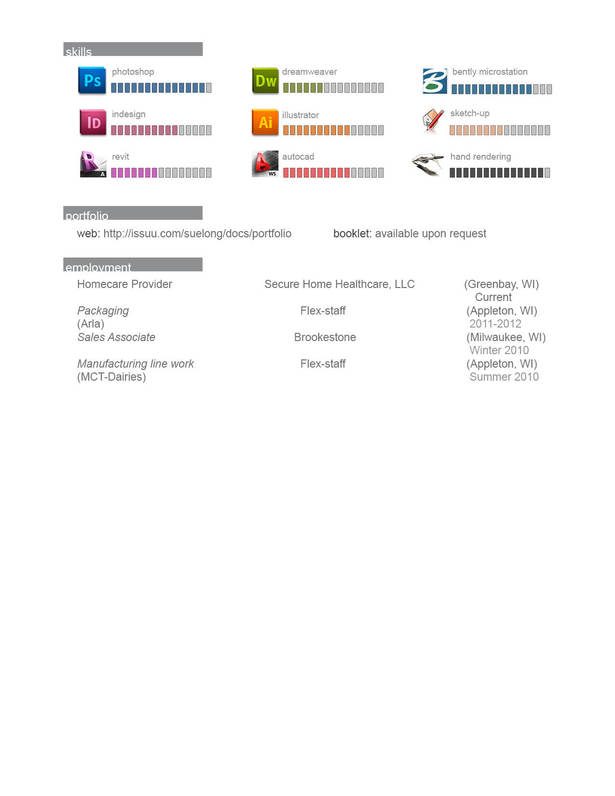 Resume page 2