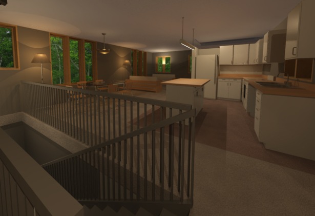 Interior facing Front Entrance