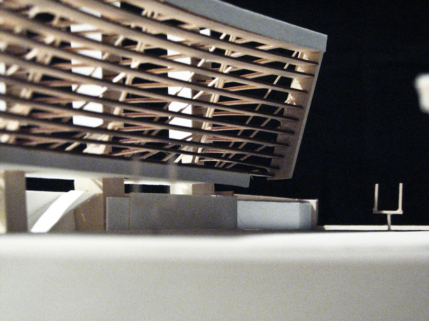 Inverted Stadium. Study Model. First Iteration.