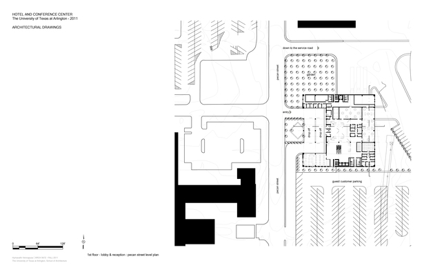 Pecan street level plan