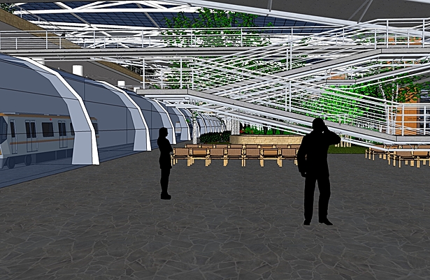 Conservatories, Columbus International Transit Center