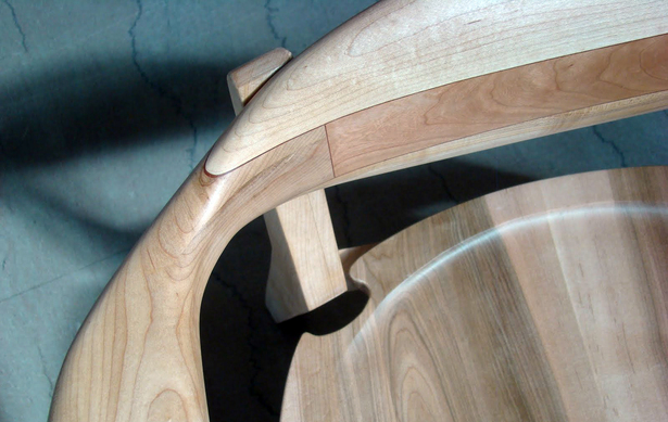 Detail of chair back. 