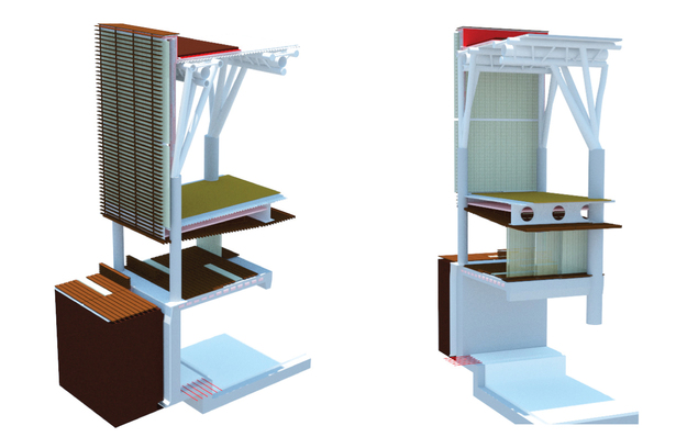 3d Wall Section