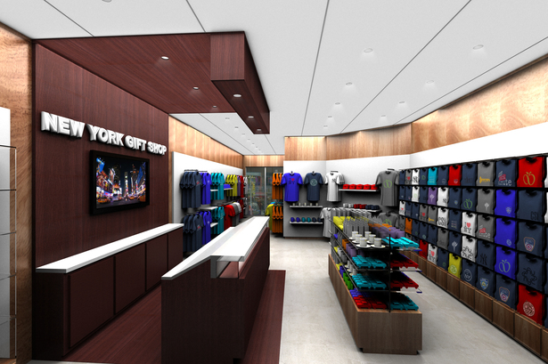 Stepping away from the actual Ripleys motif, clients wanted to convey more of a basic NYC gift shop,separate from the museum.