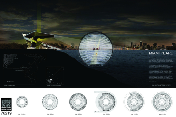 MIAMI PEARL: 1st place: Jiong Wu + Gengxin Ou Team: Abingo Wu Studio Lincoln , Nebraska
