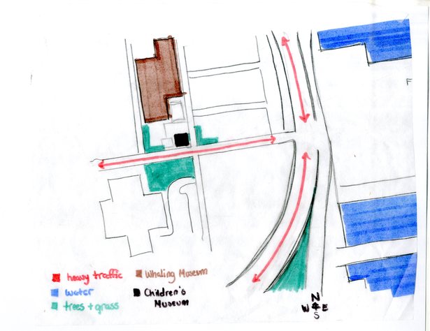 site study - black is the building I chose