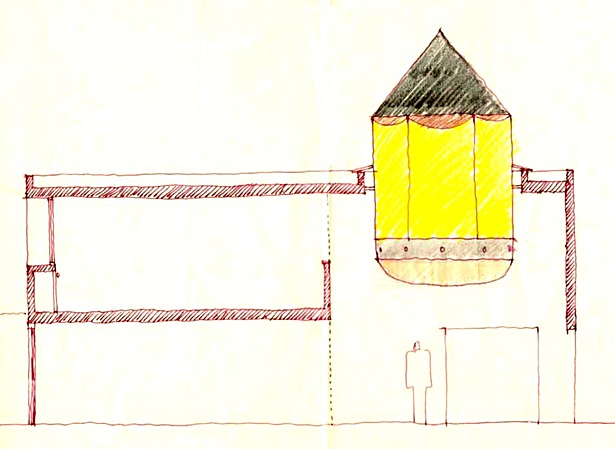 Early conceptual sketches.