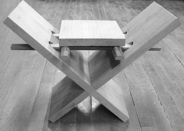 seat in cedar