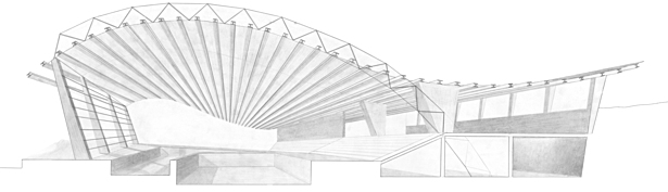 Sectional Perspective looking North