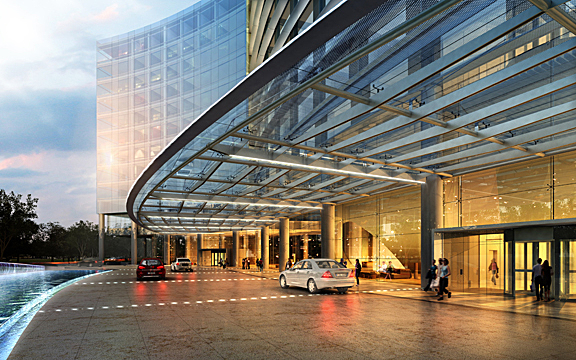 Hotel Arrival *rendering by Crystal CG*