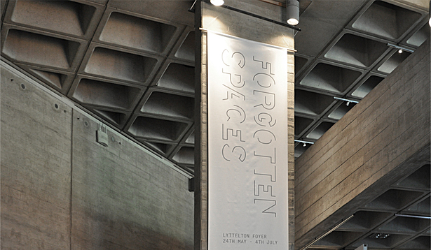 Forgotten Spaces exhibition at National Theatre, London