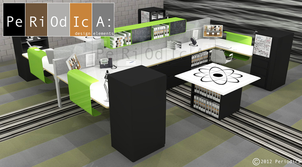 Cluster of 4 workstations