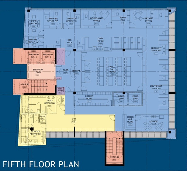 Fifth Floor Plan