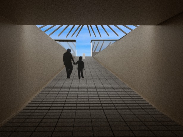 4 | Ramp from Parking to Rest Stop Buildings