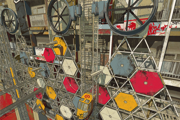 Surface Armatures: The Flats [Perspective], 2011