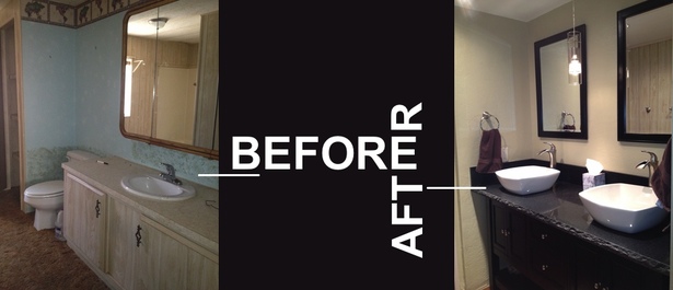 Master's Bathroom | Before and After